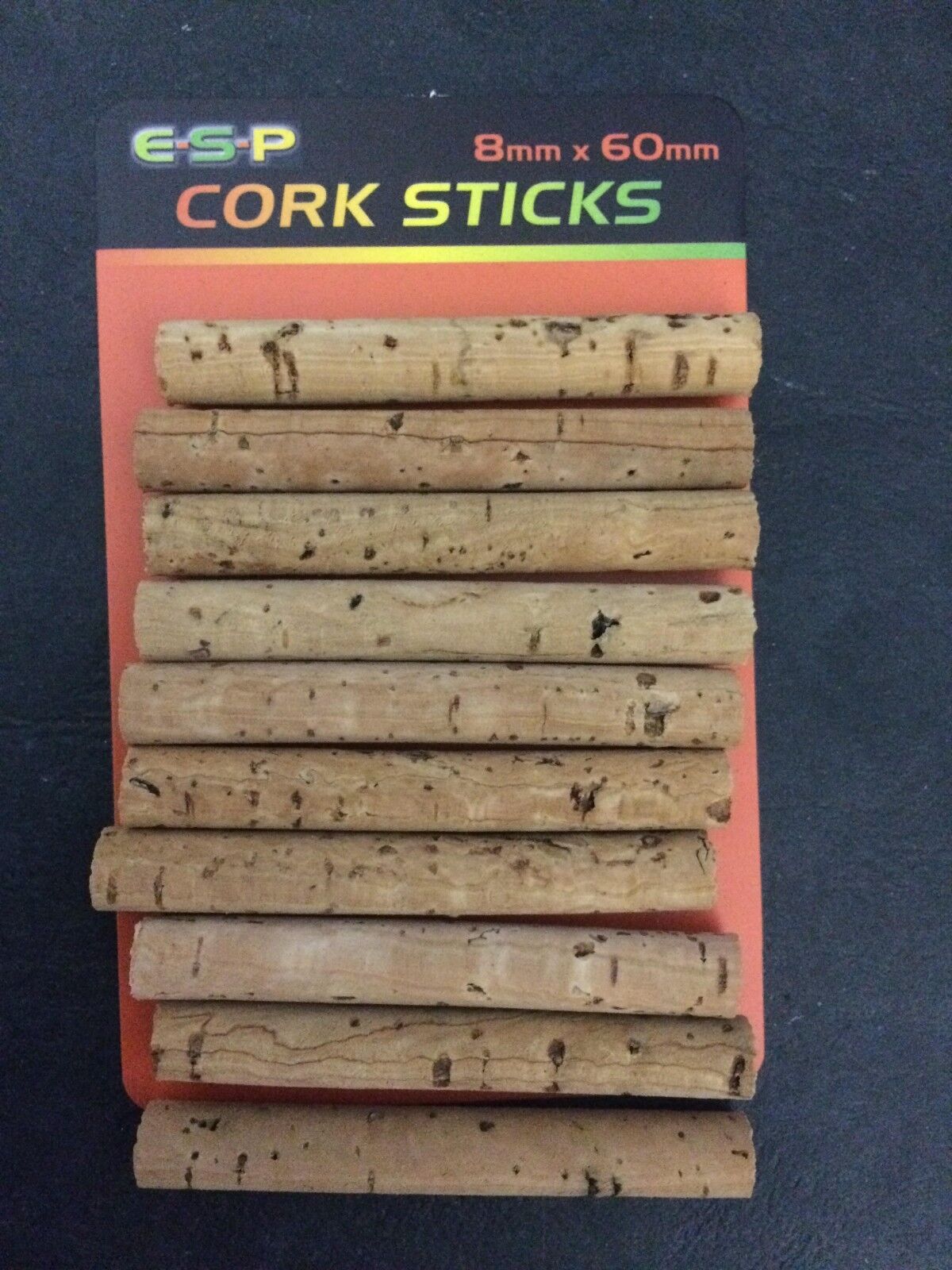 Esp Pêche Cork Sticks 8 mm x 60 mm - 10 Per Pack-GRATUIT UK P & p Esp Pêche Cork Sticks 8 mm x 60 mm - Pack-GRATUIT 10 Per Pack-GRATUIT - UK P & p 75601b