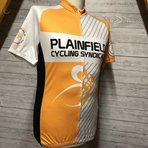 Epix Cycling Jersey Yellow White Shirt Top Men’s Size Large L - Picture 7 of 8