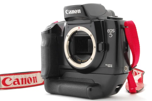  Free shipping !! [MINT] Canon EOS 5 QD A2 A2E Film Camera w/ Vertical Grip VG10