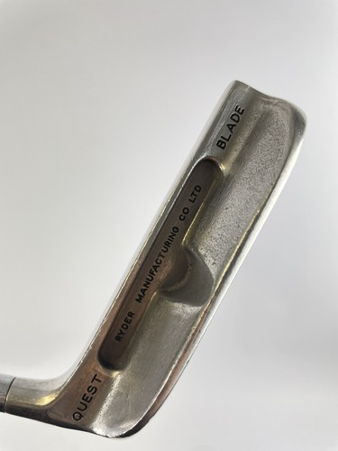 Ryder Golf Quest Blade Putter 35.5” Heel Shafted Steel /Right /New Grip /2926 - Picture 3 of 12