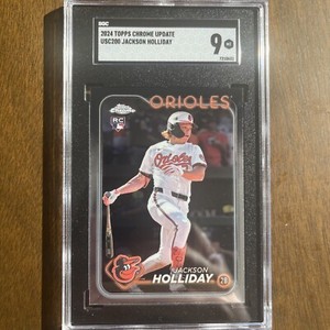 2024 Topps Chrome Update Series - #USC200 Jackson Holliday (RC) SGC 9
