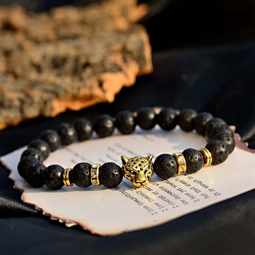 Pulsera hecha a mano con dije turquesa de moda para unisex - Imagen 6 de 24