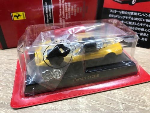 Kyosho - Ferrari Collection - 512BB - Yellow - 1/64 - Mini Car - R13 - Picture 5 of 13