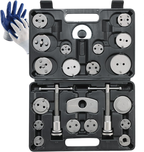 23Pcs Heavy Duty Disc Brake Caliper Tool Set and Wind Back Kit for Brake Pad Rep - Picture 9 of 12