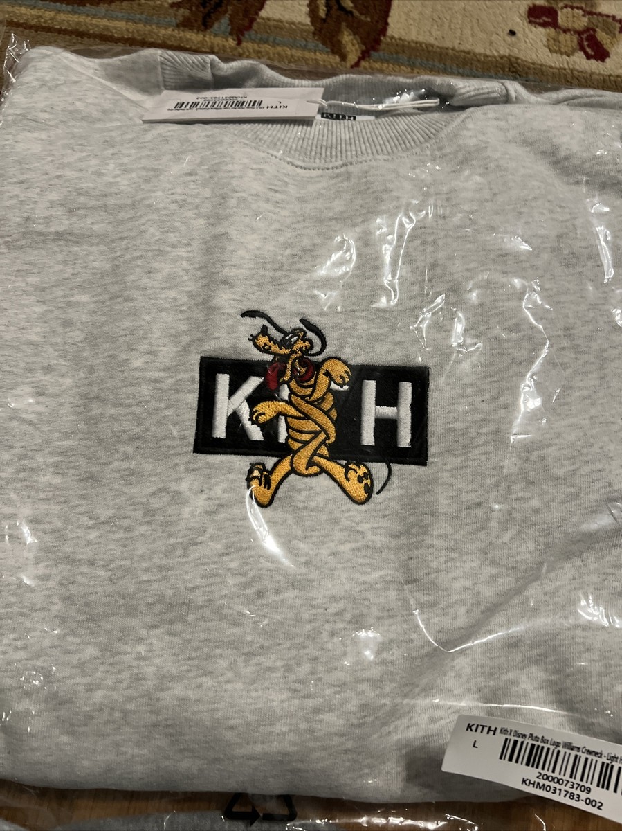 Kith x Disney Cyber Monday Pluto Classic Logo Crewneck Large Kith x Disney Cyber Monday Pluto Classic Logo Crewneck Large