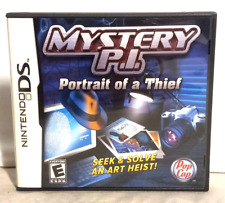 Mystery P.I.: Portrait of a Thief Case & Manual ONLY (Nintendo DS, 2008)