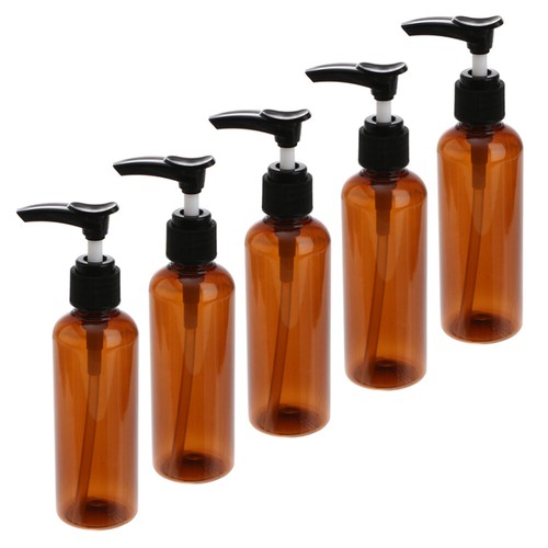 5 Pcs Press Bottle Empty Body Wash Bottles Pump for Liquids Travel - Picture 9 of 12