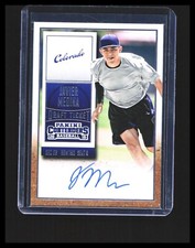 2015 Javier Medina Rookie Card Auto - Contenders - Draft Ticket #39 Rockies