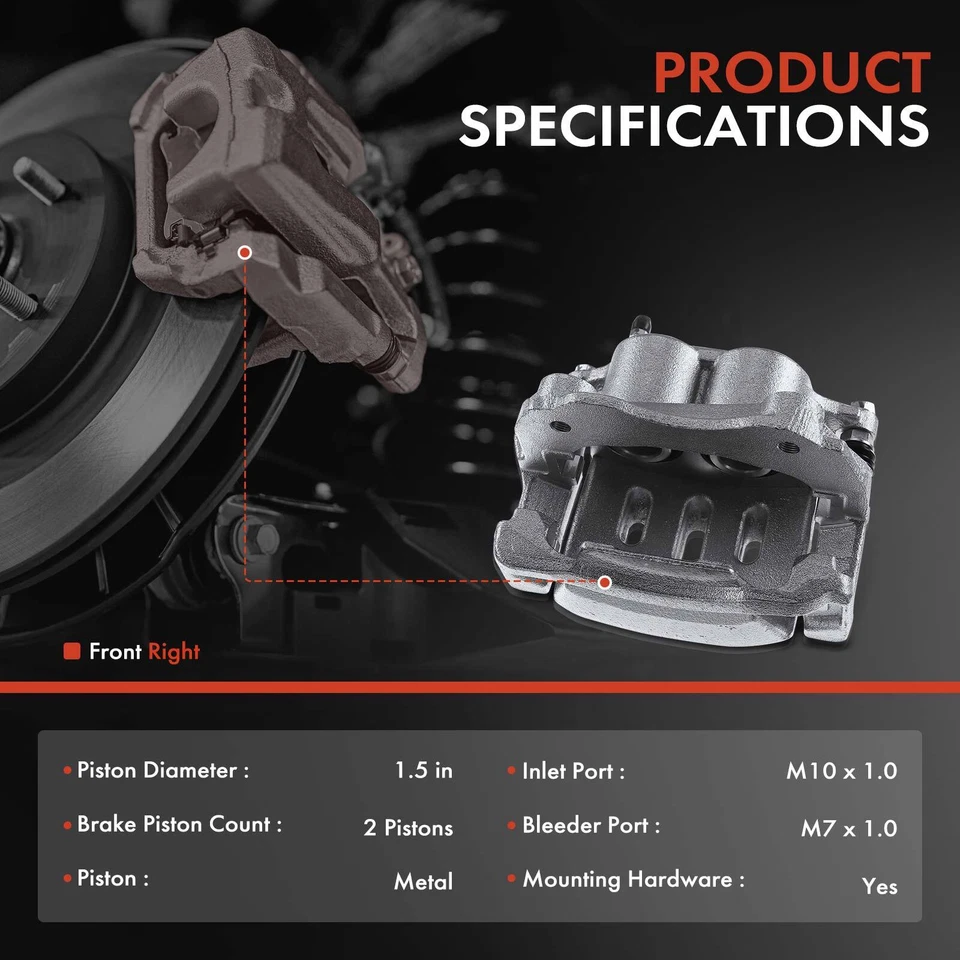 Pinza de freno con soporte para pasajero delantero derecho Lexus GS300 GS400 GS430 SC430 Foto 2 de 4