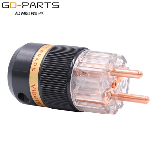 Viborg Pure Copper EU Mains AC Power Plug Schuko Connector Hifi DIY 250V 16A 1PC - Picture 5 of 5