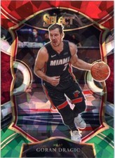 2021 Panini Select Green White Red Cracked Ice #22 Goran Dragic