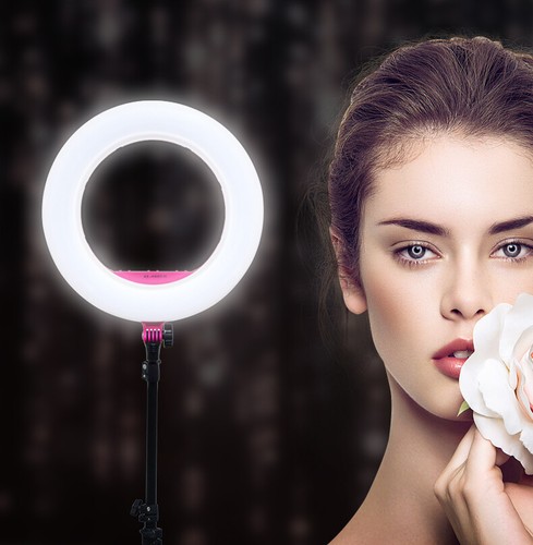 Yidoblo AX-480EII 18'' 48W Dimmable Photographic LED Ring Light  For Makeup Live - Picture 8 of 12