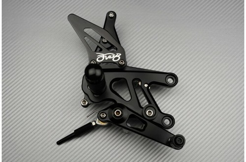 Estriberas Retrasadas Ajustables Doradas APRILIA RSV4 1000 RSV 4 RK 2013-2014 - Imagen 3 de 6