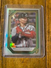2021 Topps Gallery William Contreras Green Parallel Rookie Card 92/125 Braves