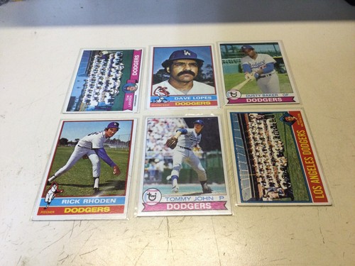 VINTAGE “L.A. DODGERS” (6 CARD LOT)