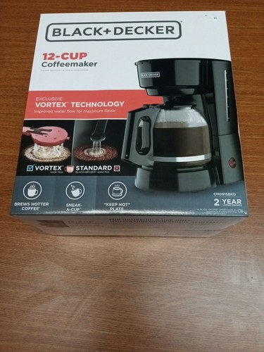 Black & Decker CM0915BKD Coffee Maker, Black, 12-Cup - Picture 2 of 3