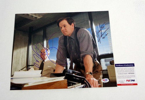 Martin Sheen & Mark Wahlberg The Departed Dual Signed 11x14 Photo PSA/DNA COA