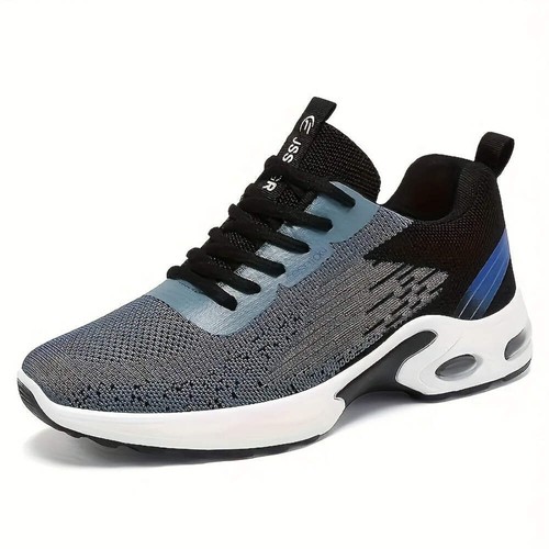 Comfortable Breathable Men's Color-Block Lace-Up Sneakers - Non-Slip, Durable fo - Picture 27 of 39