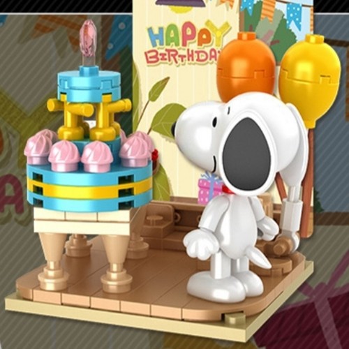 Peanuts Snoopy Building Blocks Gift New - Picture 16 of 19