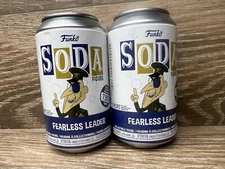 Funko Soda Fearless Leader Limited Edition of 7,500 Rocky Bullwinkle Lot Of 2