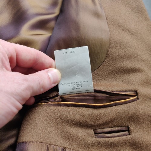 Arnold Brant Loro Piana Brown Camel Tan 100% Cashmere Blazer Sport Coat Jacket - Picture 12 of 24