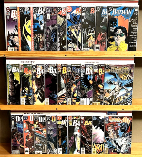 BATMAN COPPER AGE COMIC LOT OF 56! DKR SPAWN JOKER DEATH KEYS NICE!!