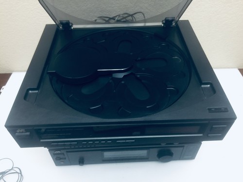 Sintonizador Procesador Sintonizador Procesador de Disco Compacto Vintage JVC XL - R86BK - Imagen 2 de 7