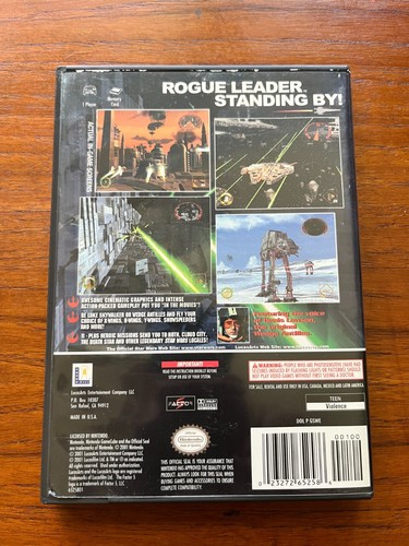 Star Wars Rogue Leader: Rogue Squadron 2 (GameCube, 2001) Authentic CIB, Tested - Picture 5 of 5