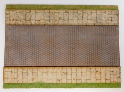 Well Painted Crescent Root Studios Series Two: Road section w/ sidewalk & grass