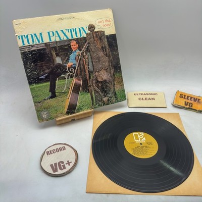 Tom Paxton - Ain't That News VG+/VG 0 Ultrasonic Clean Vinyl Country / Folk
