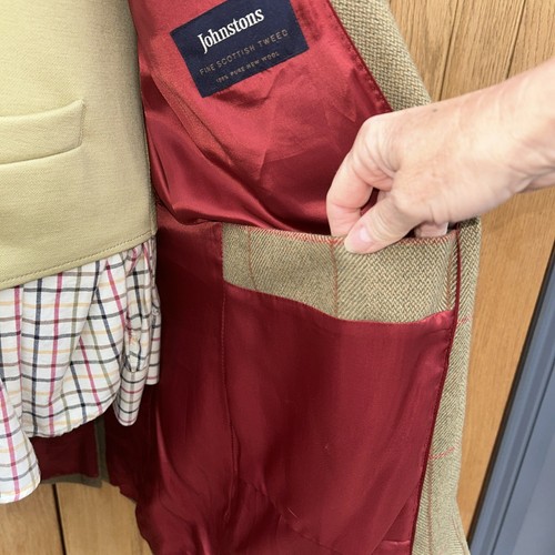 Abrigo Brook Taverner Johnstons Pura Lana TWEED Paddock TWEED 40/42" - Imagen 9 de 18