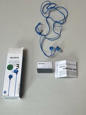 Sony Comfortable Fit Port Confortable In-Ear Headphones Blue Wired Open Box