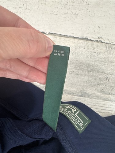 Pantalone donna Ralph Lauren Active blu royal cotone con zip alla caviglia - Taglia S - Foto 8 di 11