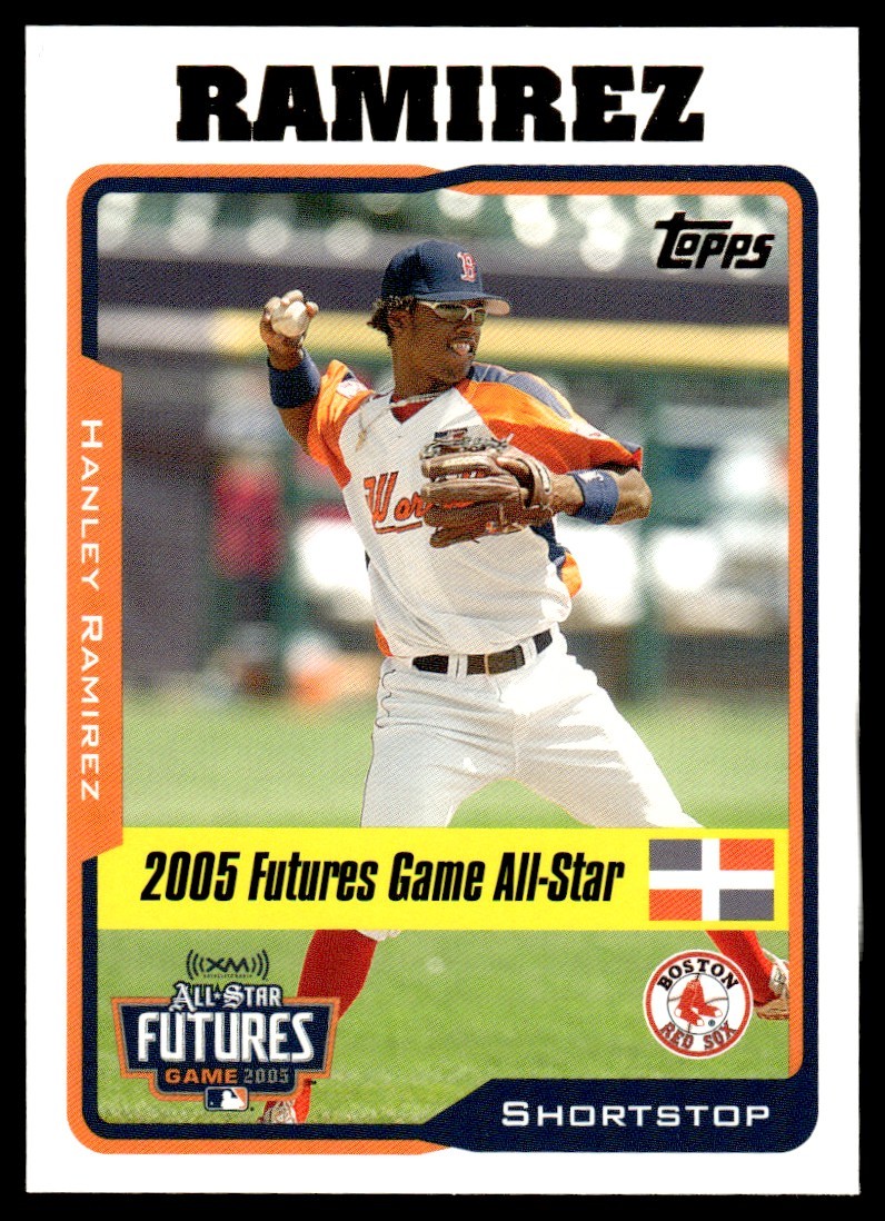 2005 Topps Updates & Highlights Hanley Ramirez Boston Red Sox #UH203