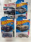 Hot Wheels 1987 Ford Cosworth Cadillac Seville 1969 Mercury Cougar Mustang Lot