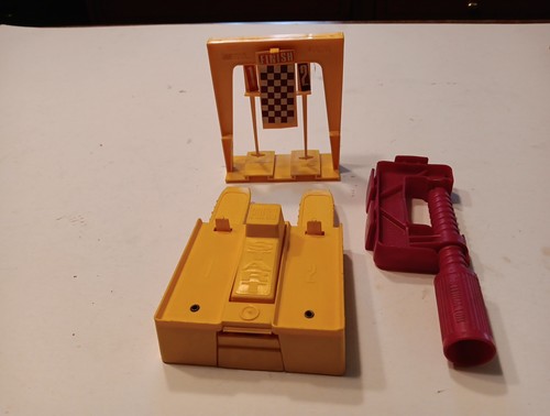 Vintage 1967, Hot Wheels, Track, Dual Start And Finish Gate, Plus Clamp. Lot 2
