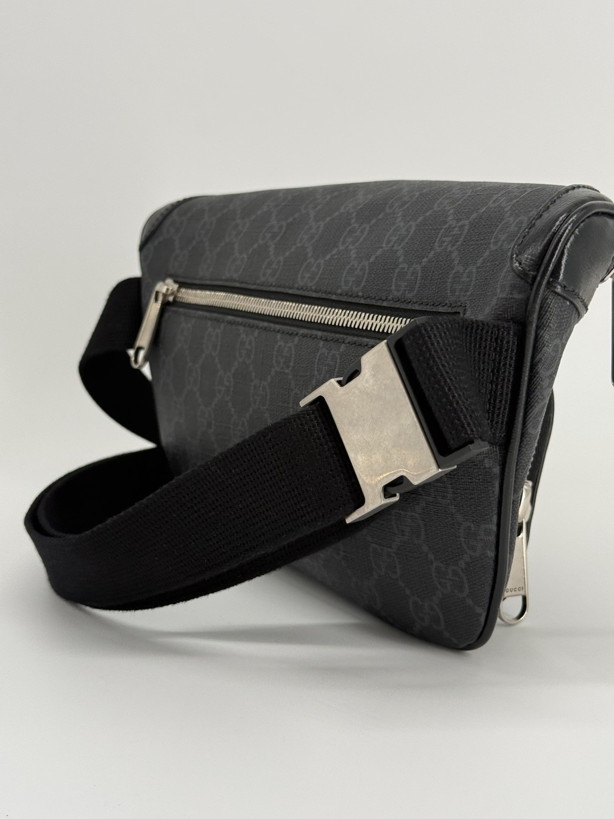 Gucci Supreme Monogram Canvas Interlocking G Patch Belt Bag thumbnail 7