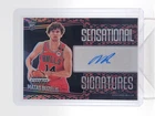 MATAS BUZELIS 2024-25 PRIZM BLACK SENSATIONAL SIGS RC SNAKESKIN AUTO /15 Q6063