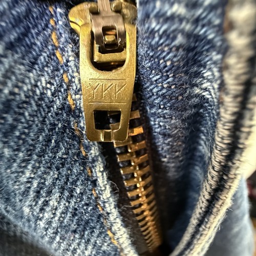 Pantalon droit vintage Levis 505 jeans homme 36x32 orange onglet années 90 coupe régulière - Photo 15/20