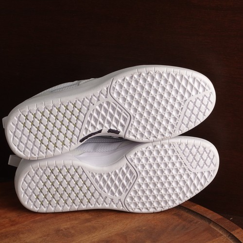 Vans Tenis Para Hombres Talla 10.5 Blanco Zahba Cuero Patín Informal Clásico Zapato con Cordones - Imagen 9 de 14