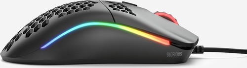 Glorious Model O schwarz matt, USB Maus - Bild 4 von 5