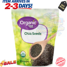 Great Value Organic Chia Seeds, 32 oz 907g SAME DAY DISPACHED FAST SHIP