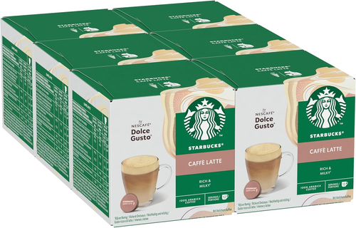 STARBUCKS Caff� Latte by NESCAF� Dolce Gusto Creamy Milk Coffee 100% Arabica ... - Picture 8 of 12