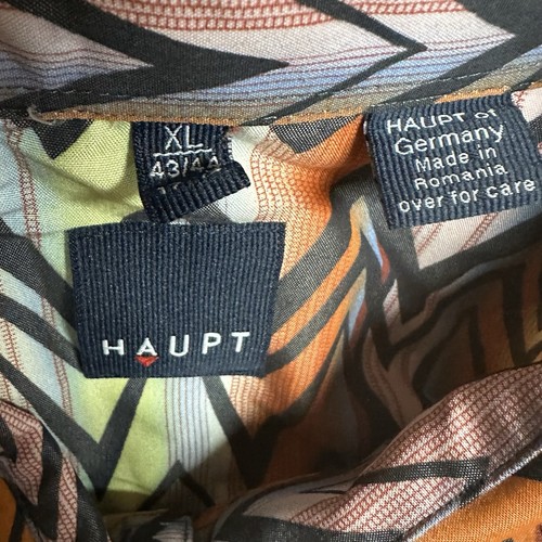 Mens XL Lot of 3 Button Down Short Sleeve Shirts Haupt Riscatto Georg Roth Loud - Picture 2 of 7