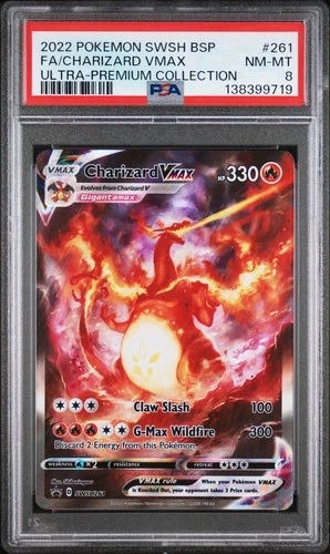 Charizard Vmax SWSH261 Holo Promo UPC Pokemon PSA 8 *719