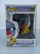 Funko POP! Disney El Rey León Rafiki Sosteniendo Bebé Simba #301 CAJA DAÑADA
