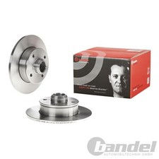 2X BREMBO BREMSSCHEIBEN 226mm VOLL HINTEN PASSEND FÜR SEAT CORDOBA IBIZA TOLEDO