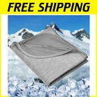 Portable Cooling Blanket 60 x 80 - Double-Sided, Machine Washable & Breathable