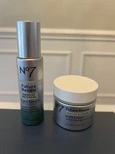 No7 Future Renew Damage Reversal Night Cream & Night Serum Lot Essentials Kit
