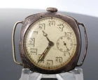 Vintage Rolex Rebberg Aegler Silver Cushion Shape Mens 15J Wrist Watch $1 N/R